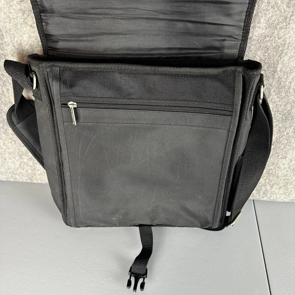 VTG Sony PlayStation PS1 Console Carrying Bag Messenger Black Crossbody Gamer
